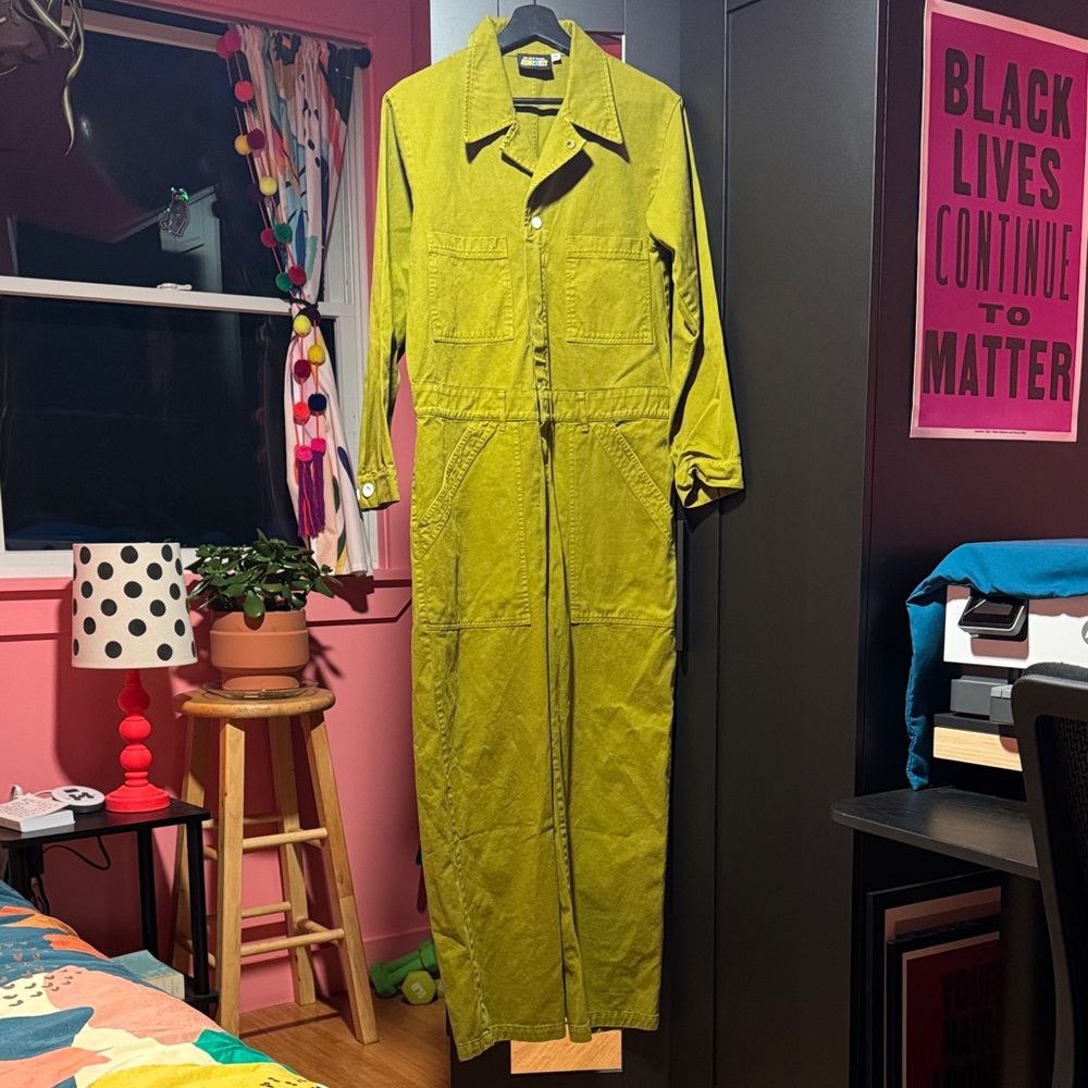 Big Bud Press Olive Green Jumpsuit Medium